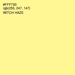 #FFF793 - Witch Haze Color Image